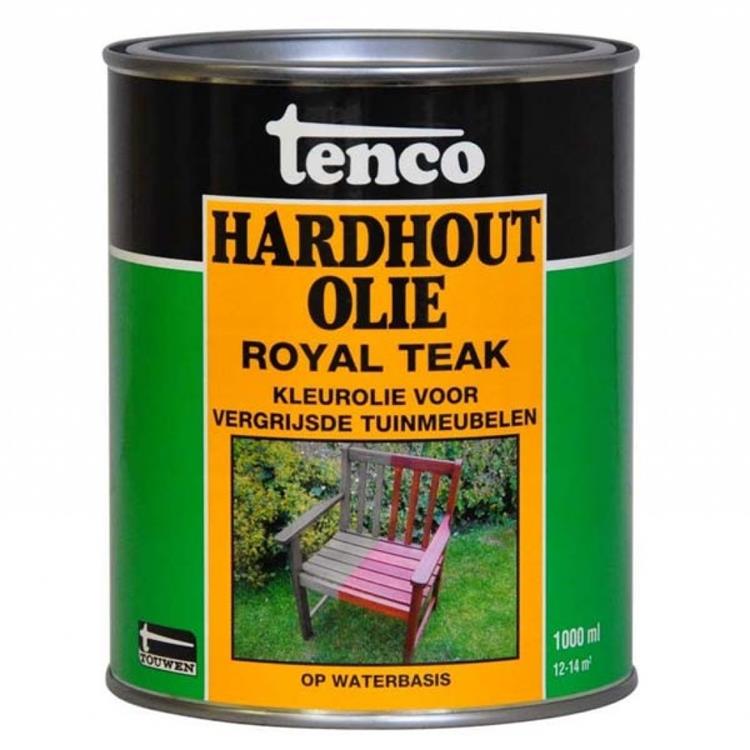Tenco hardhoutolie royal teak - blik a 1000 ml